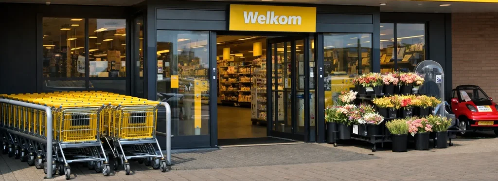 Gevel van een Jumbo supermarkt in Soest