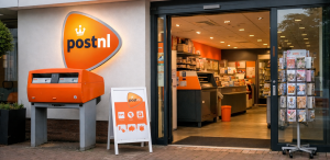 PostNL-locatie in Soest met ingang en pakketservice
